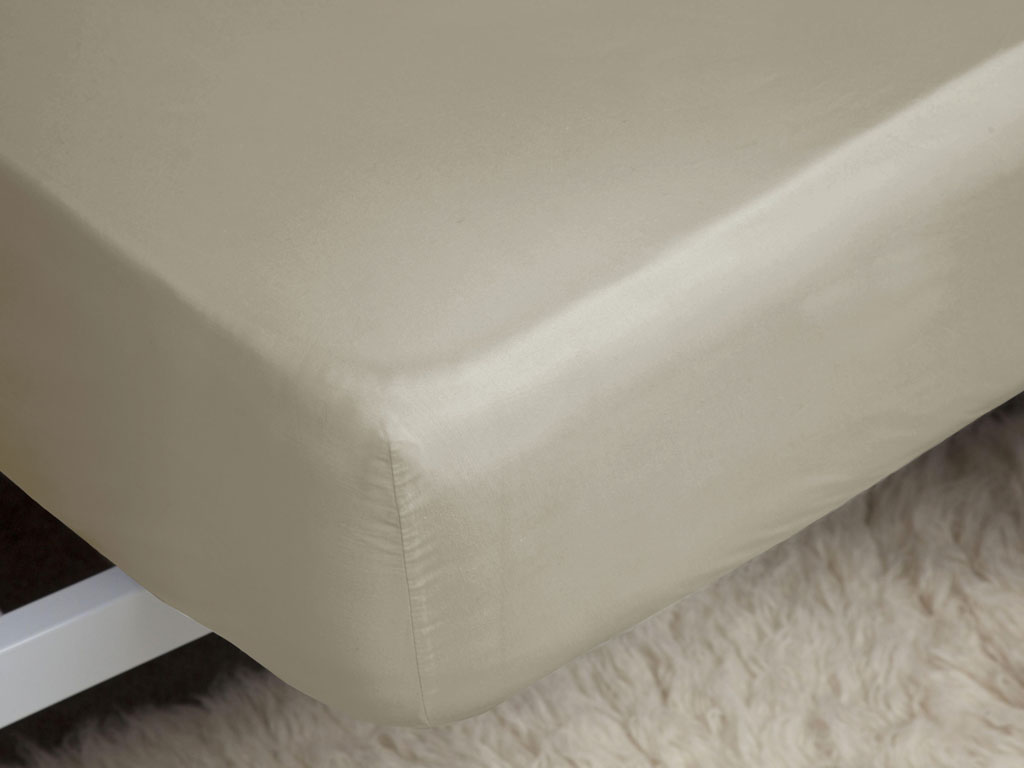 Belledorm 200 Thread Count Easy Care Emperor Mushoom Fitted Sheets